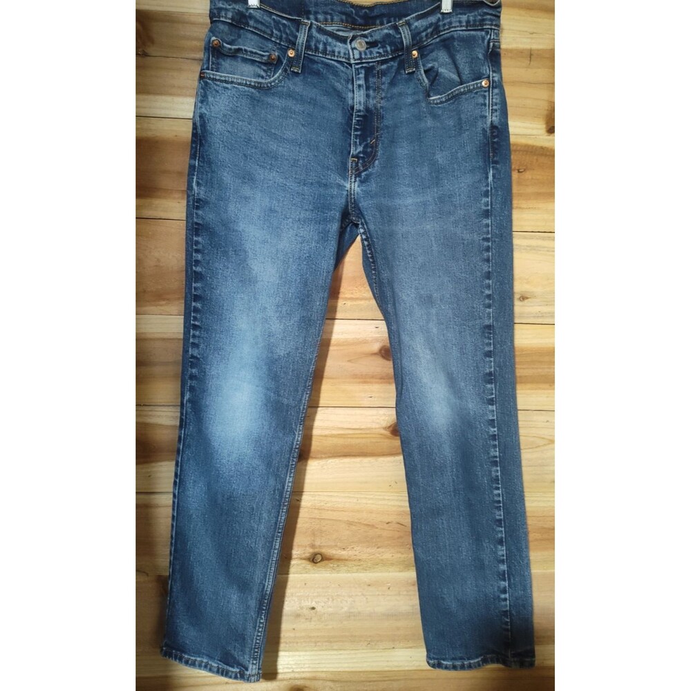 Levi's Blue Jeans Men's 511 Denim Straight Leg Size 32x30 Pockets Low Rise